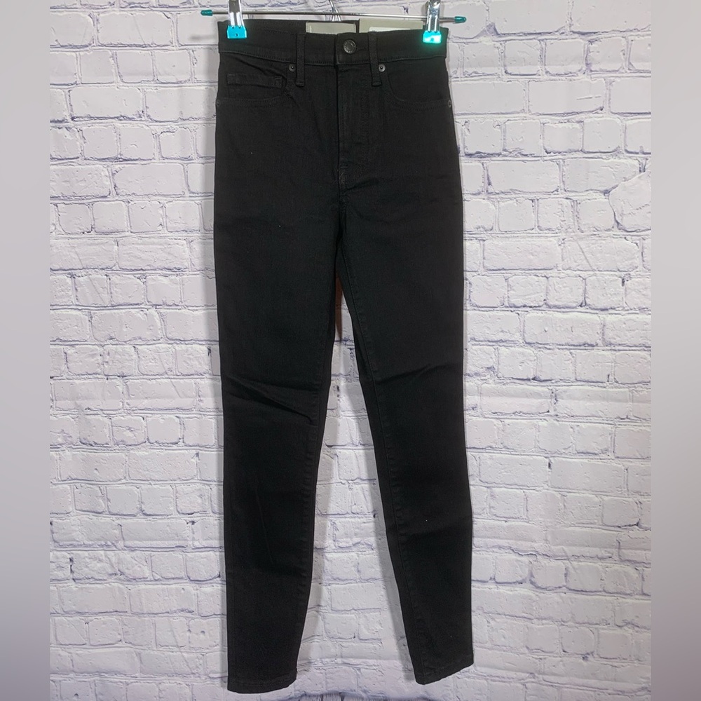 Everlane Womens The High-Rise Skinny Jean Black Sz 23 NWT Casual Preppy Minimal